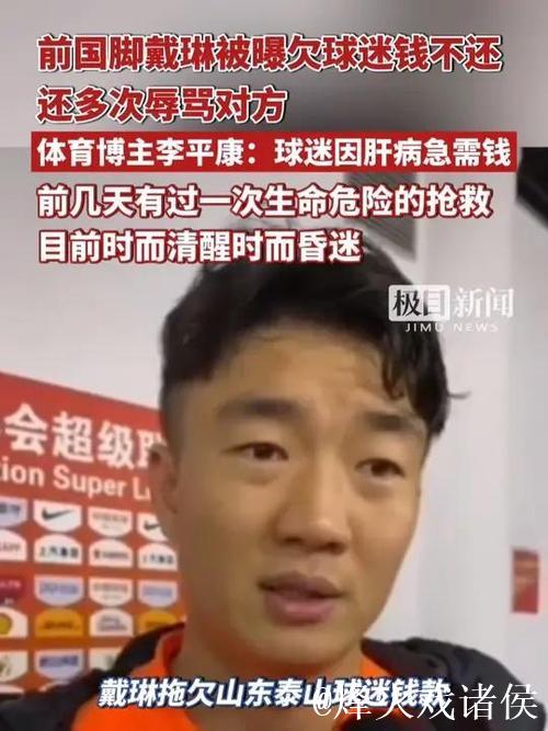 球迷因被戴琳拖欠救命钱而去世,戴琳抖音账号已改为私密状态 球迷因被戴琳拖欠救命钱而去世,戴琳抖音账号已改为私密状态